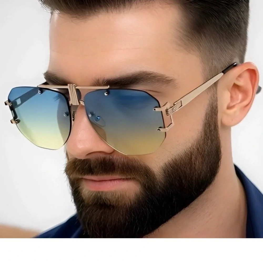 Sunglasses Unique Women MeGreen Yellow Lens Fashion Eyewear UV Protection Lentes